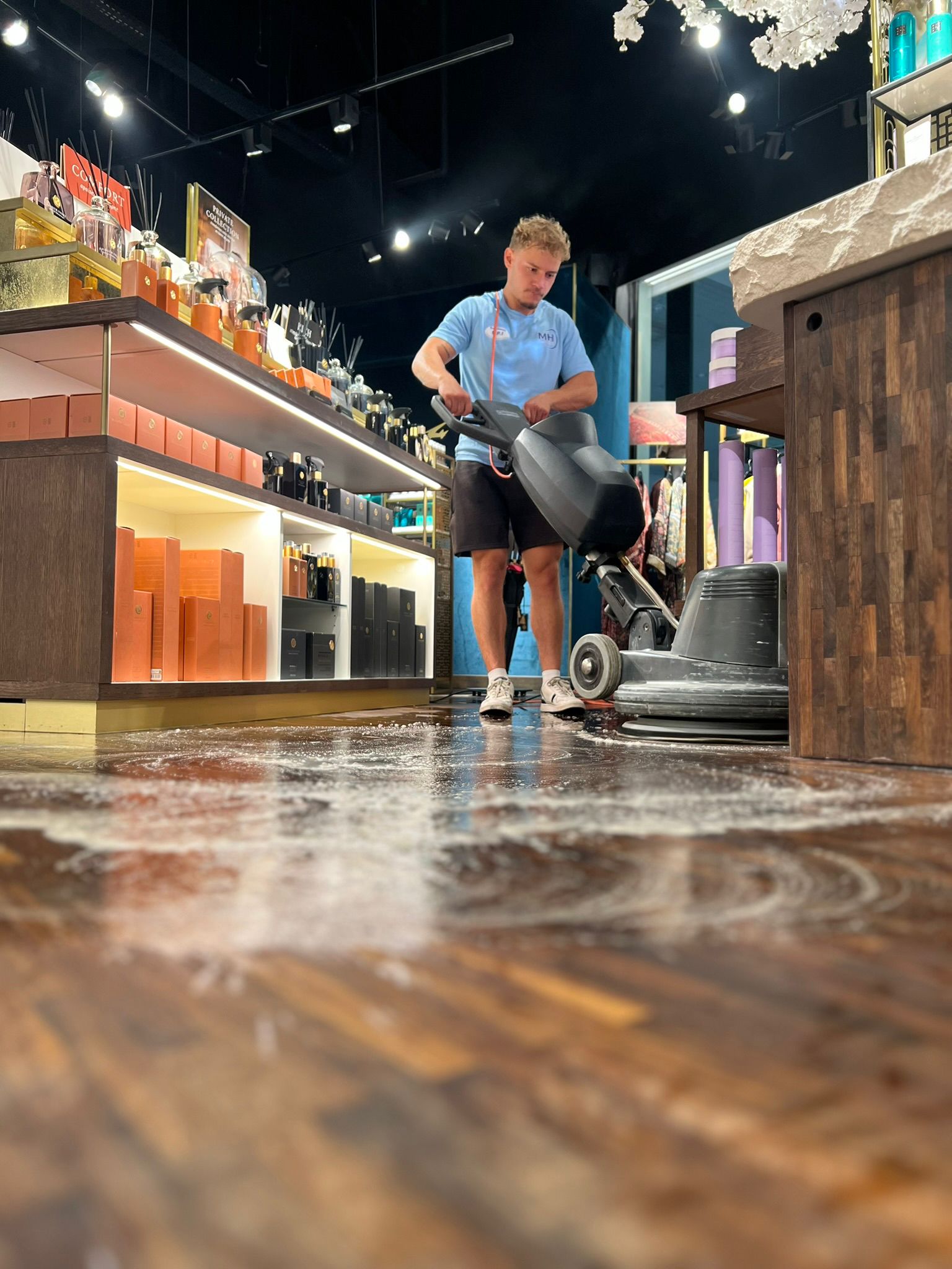 Remise en état d'un plateau tertiaire